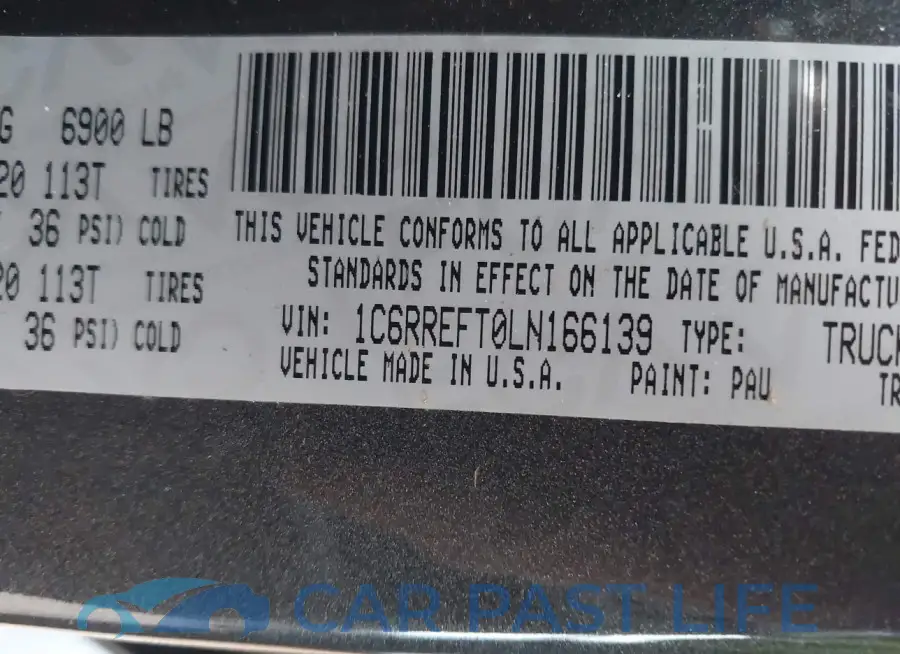1C6RREFT0LN166139# 9