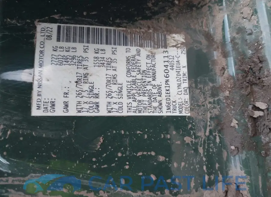 1N6ED1EK1PN604113# 9