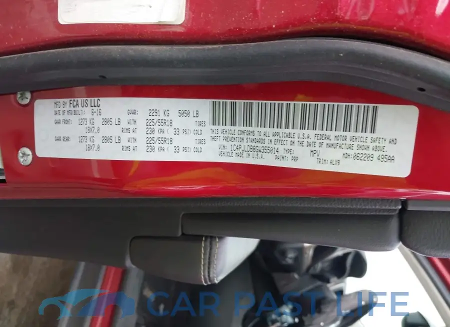 1C4PJLDB8GW355014# 9