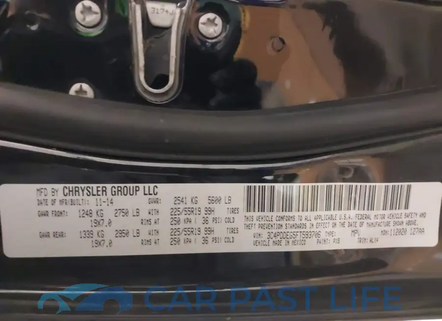 3C4PDDEG5FT593706# 9