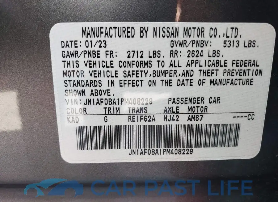 JN1AF0BA1PM408229# 9