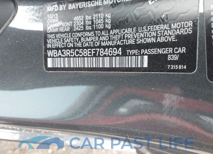 WBA3R5C58EF784694# 9