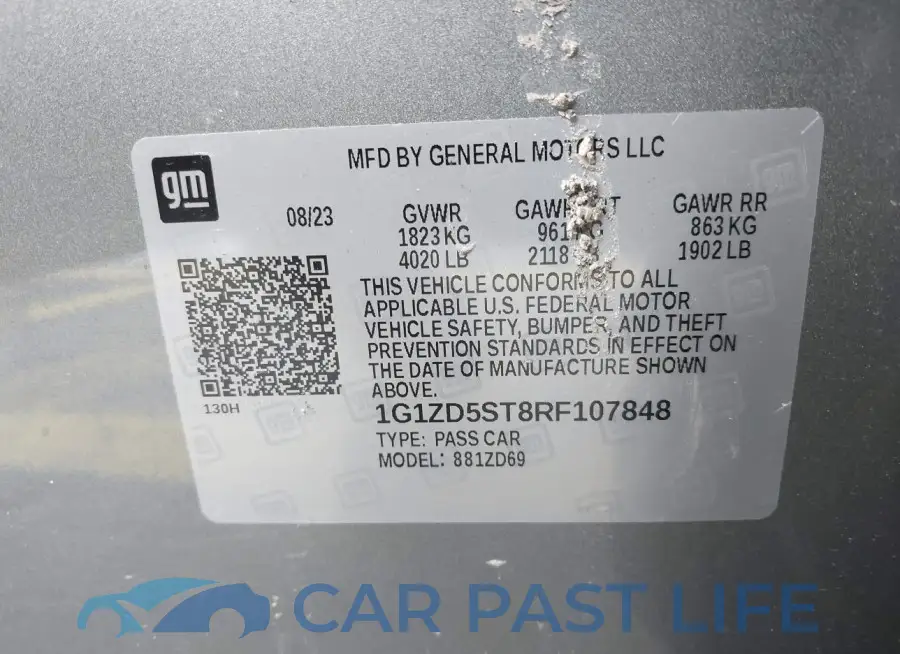 1G1ZD5ST8RF107848# 9