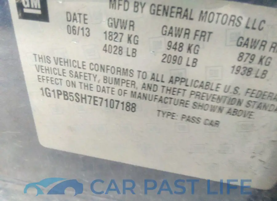 1G1PB5SH7E7107188# 9
