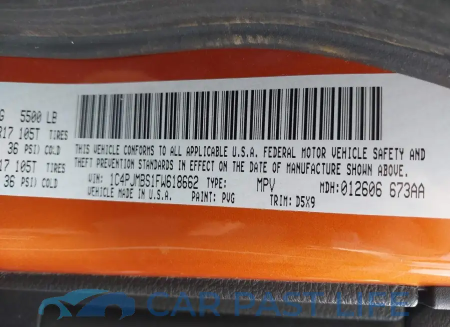 1C4PJMBS1FW618662# 9