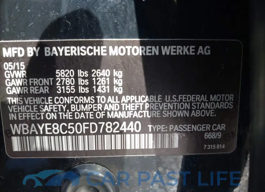 WBAYE8C50FD782440# 9