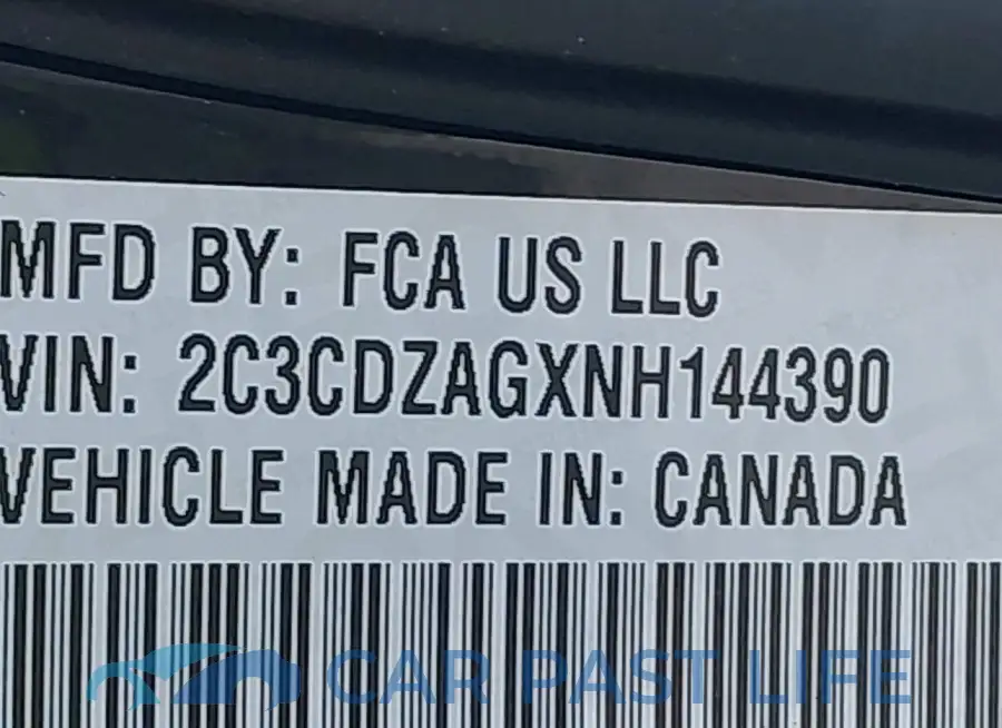 2C3CDZAGXNH144390# 9