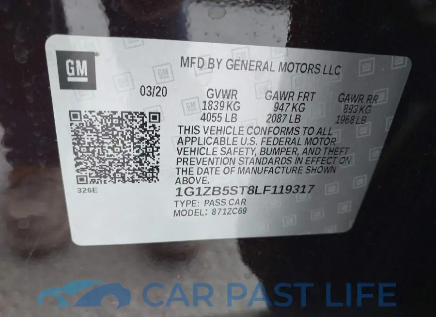 1G1ZB5ST8LF119317# 9