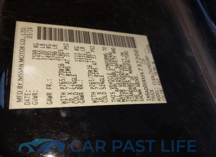 1N6AD0ERXEN737200# 9