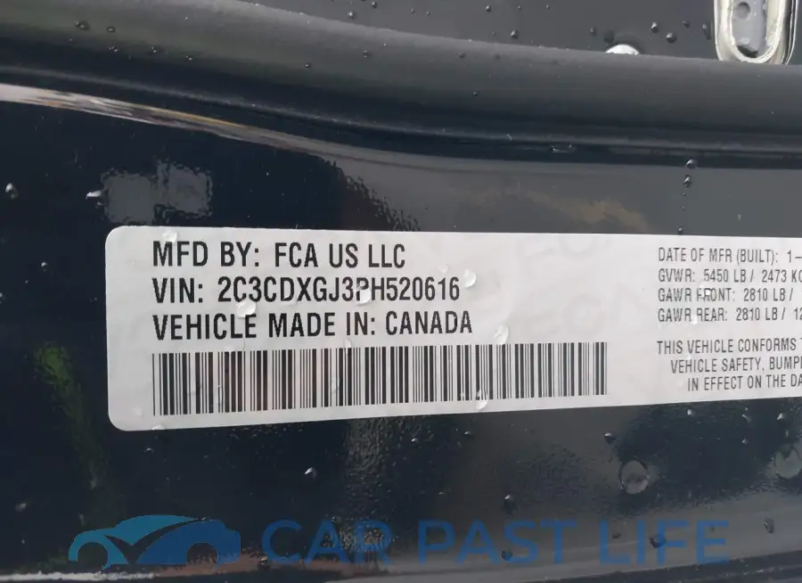 2C3CDXGJ3PH520616# 9