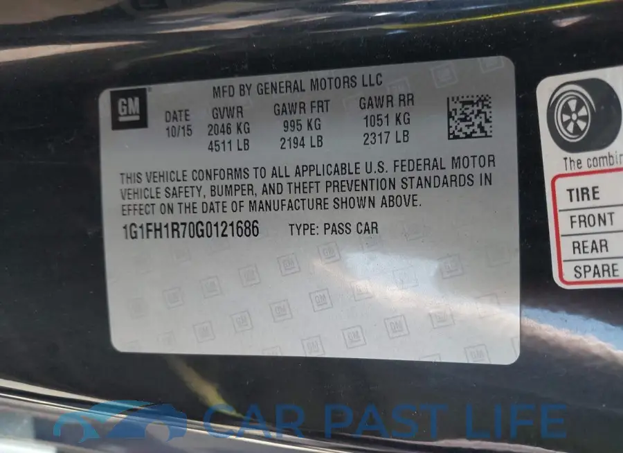 1G1FH1R70G0121686# 9