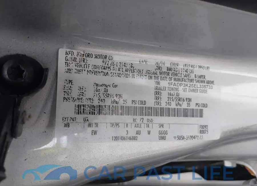 1FADP3K25EL335733# 9