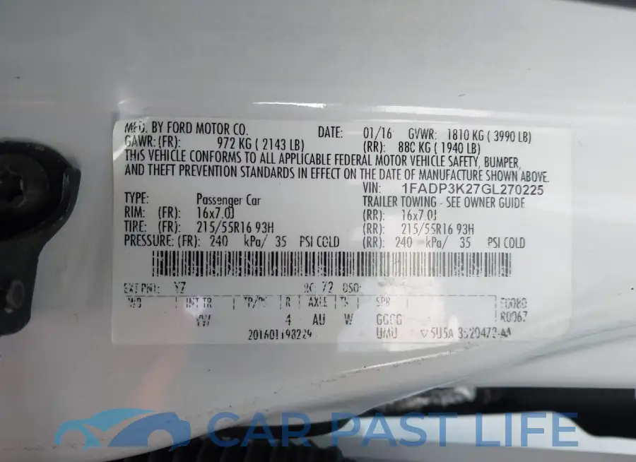 1FADP3K27GL270225# 9