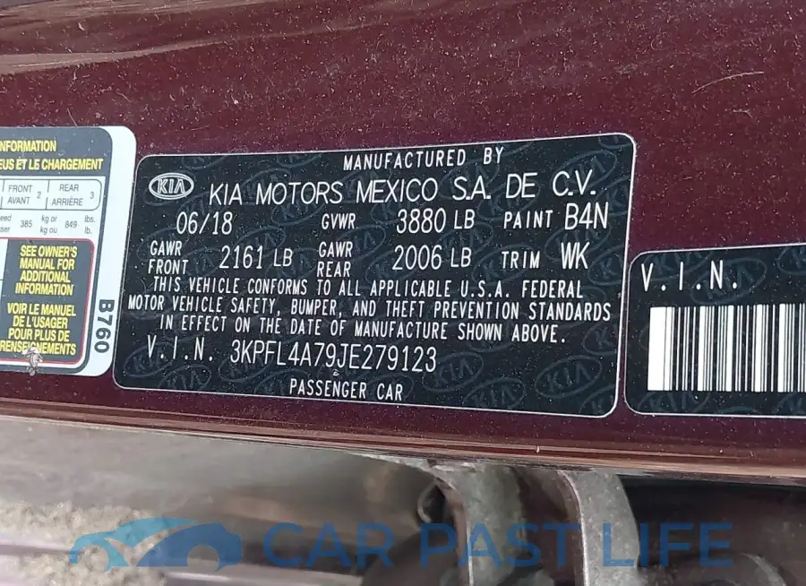 3KPFL4A79JE279123# 9