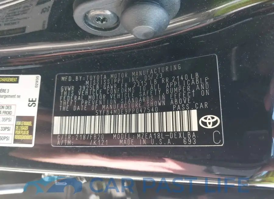 5YFB4MDE9PP047540# 9