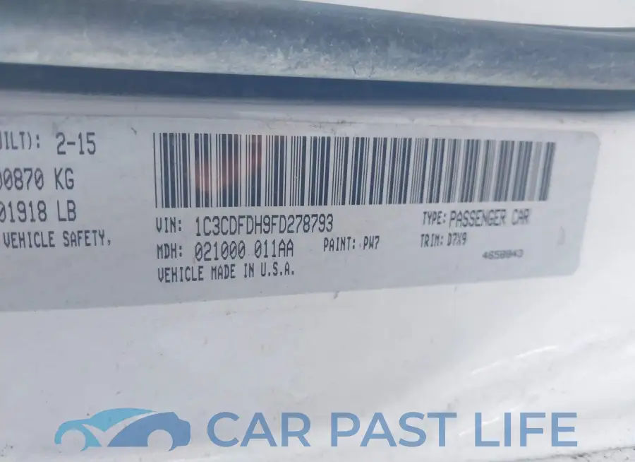 1C3CDFDH9FD278793# 9