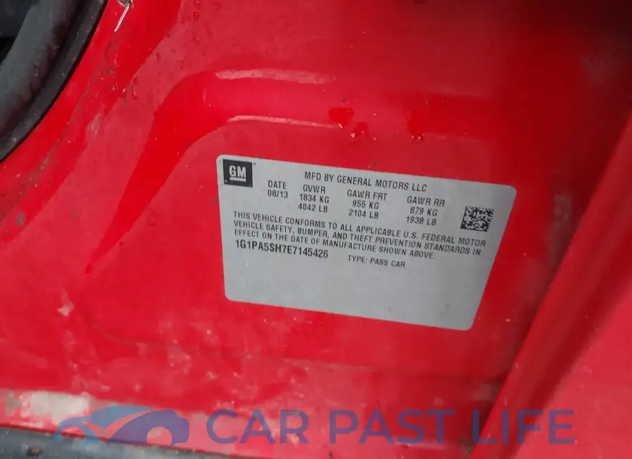 1G1PA5SH7E7145426# 9