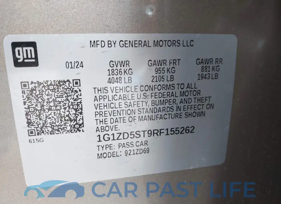 1G1ZD5ST9RF155262# 9