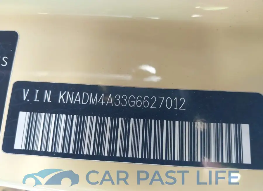 KNADM4A33G6627012# 9