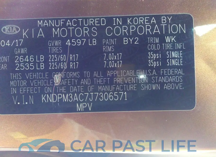 KNDPM3AC7J7306571# 9
