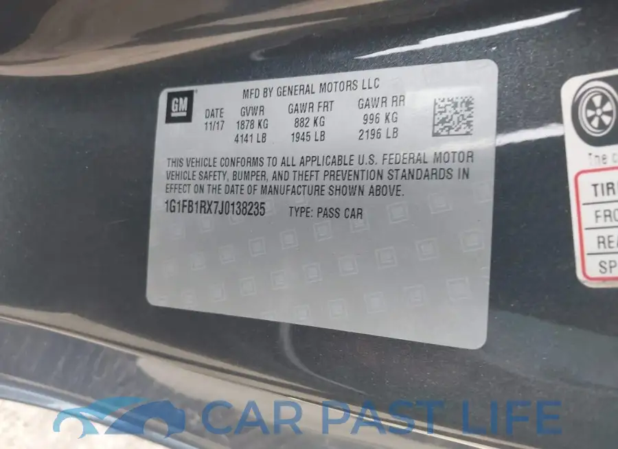 1G1FB1RX7J0138235# 9