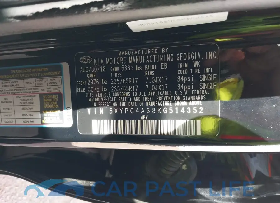 5XYPG4A33KG514352# 9