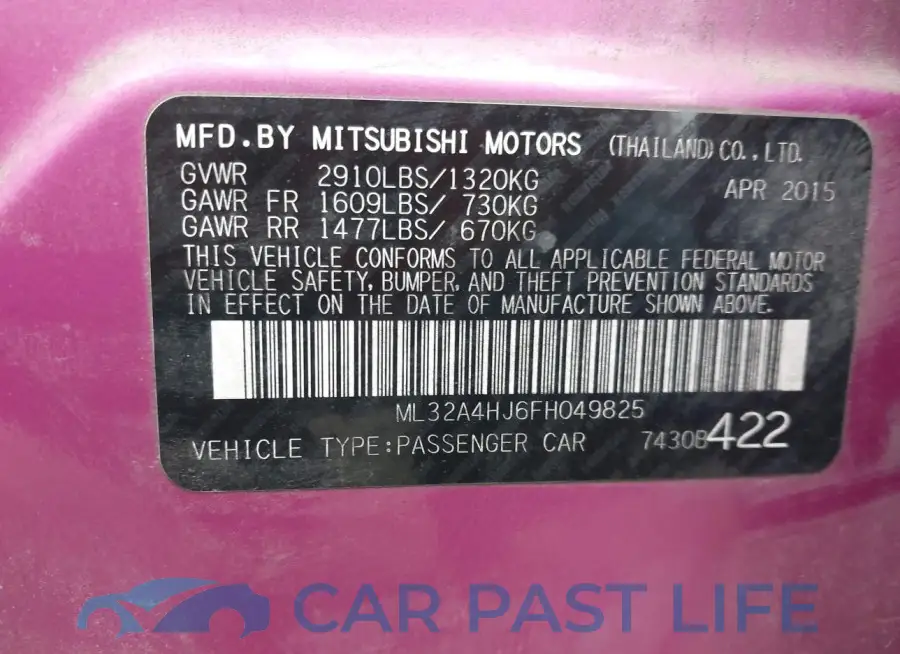 ML32A4HJ6FH049825# 9