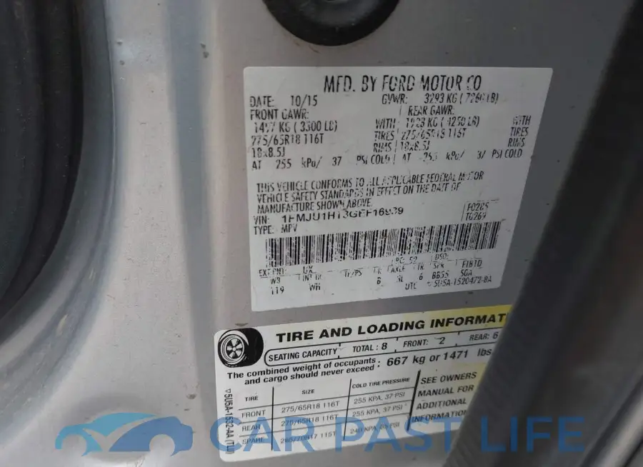 1FMJU1HT3GEF16939# 9