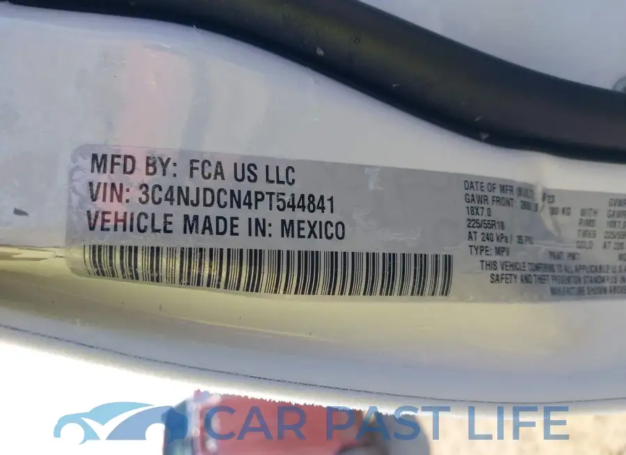 3C4NJDCN4PT544841# 9
