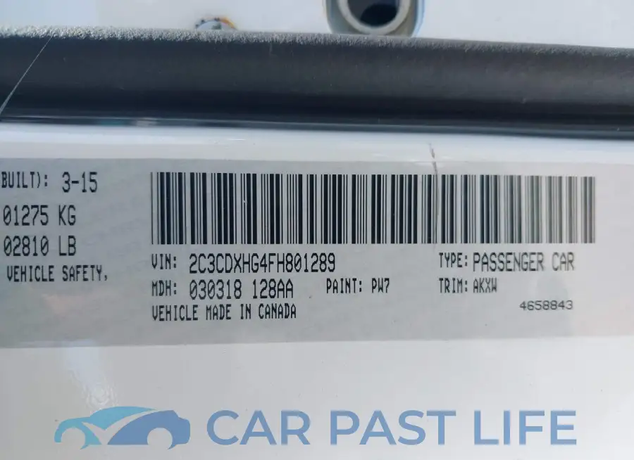 2C3CDXHG4FH801289# 9