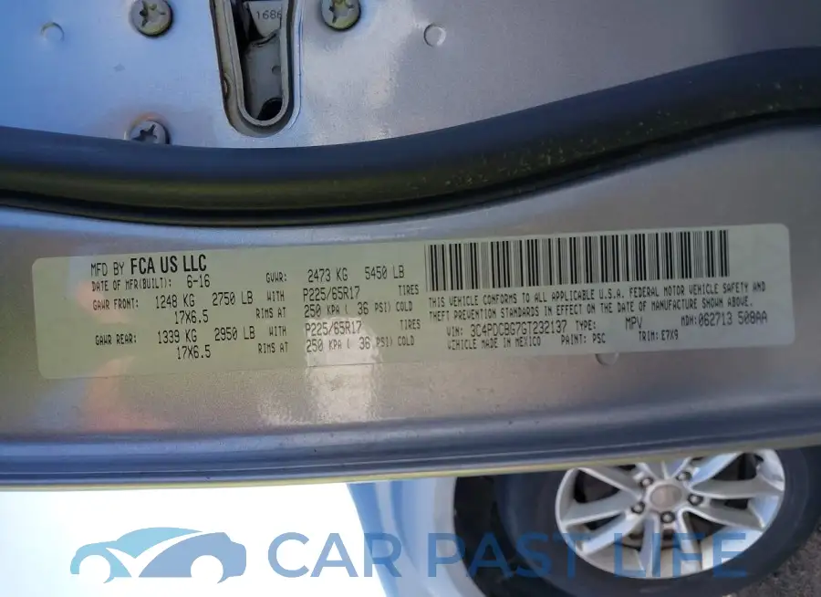 3C4PDCBG7GT232137# 9