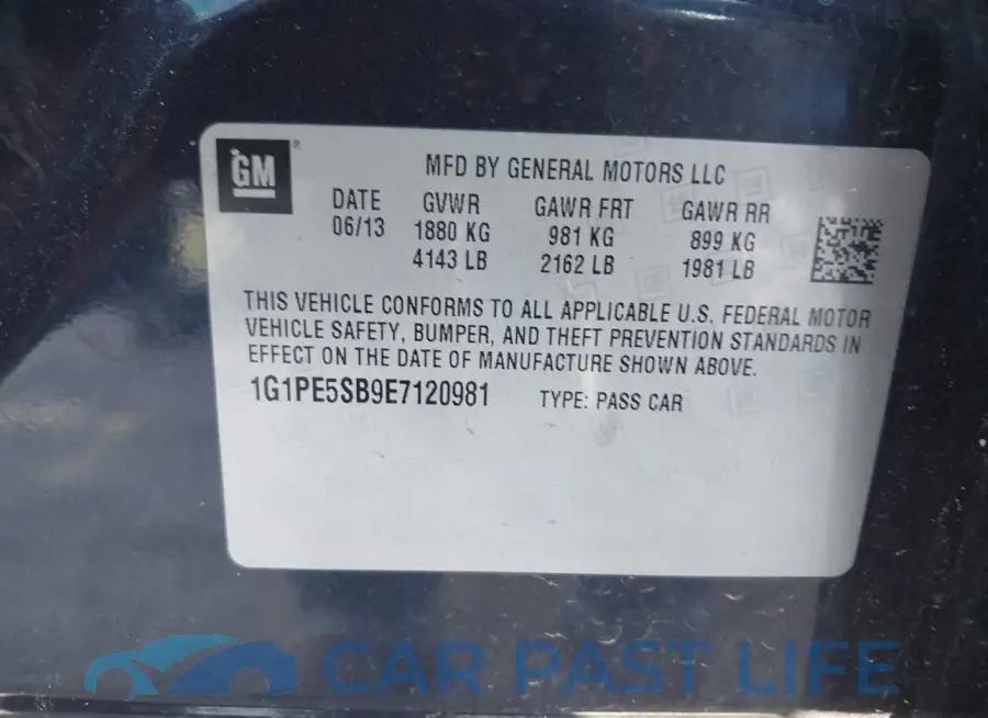 1G1PE5SB9E7120981# 9