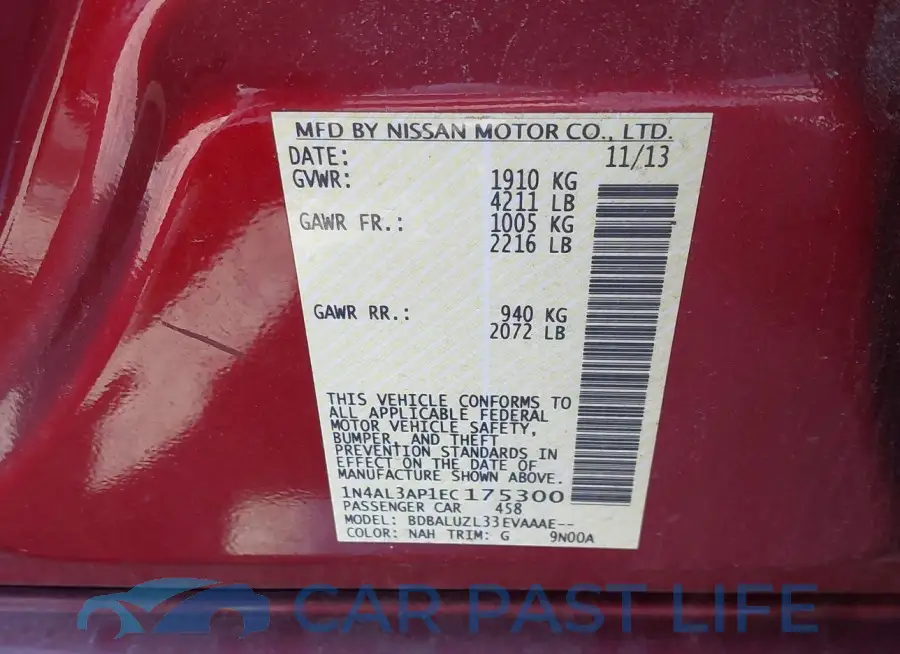 1N4AL3AP1EC175300# 9