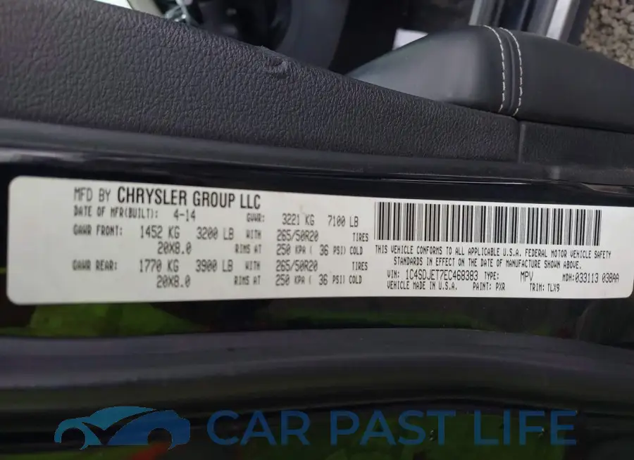 1C4SDJET7EC468383# 9