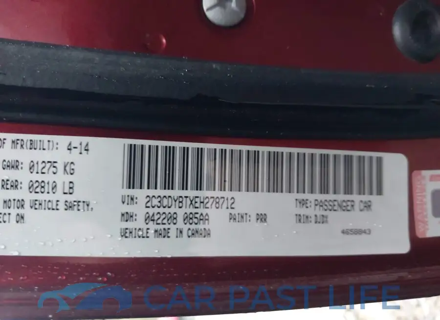 2C3CDYBTXEH278712# 9