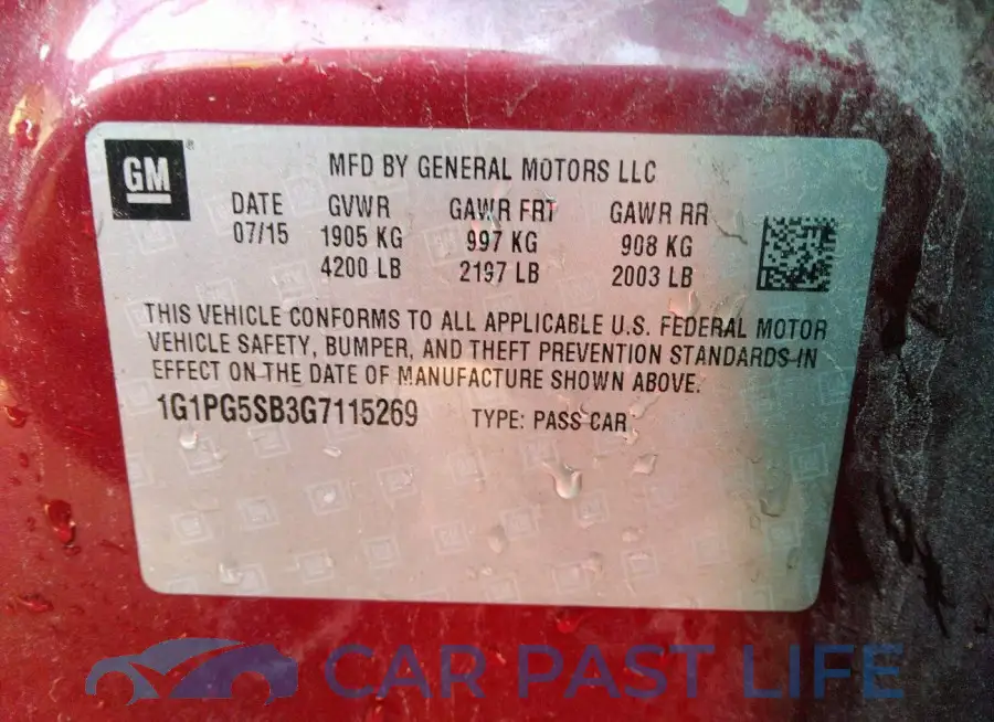 1G1PG5SB3G7115269# 9