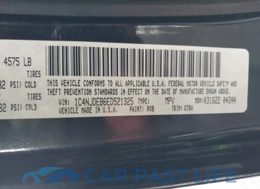 1C4NJDEB6ED521325# 9