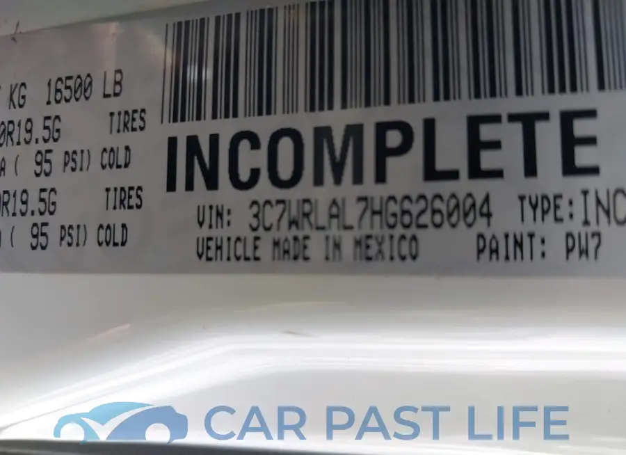 3C7WRLAL7HG626004# 8