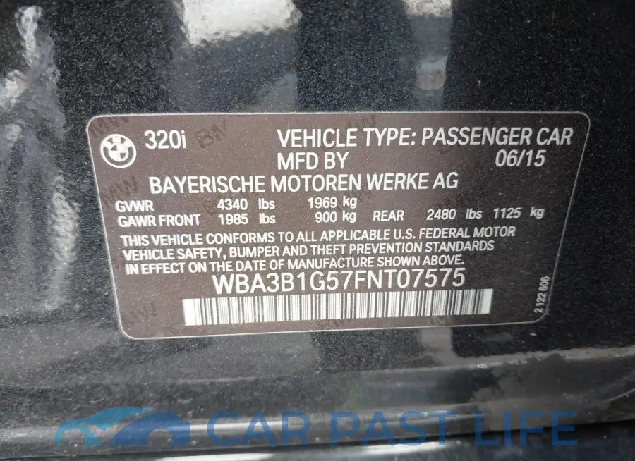 WBA3B1G57FNT07575# 9
