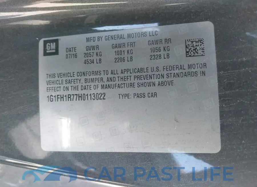 1G1FH1R77H0113022# 9