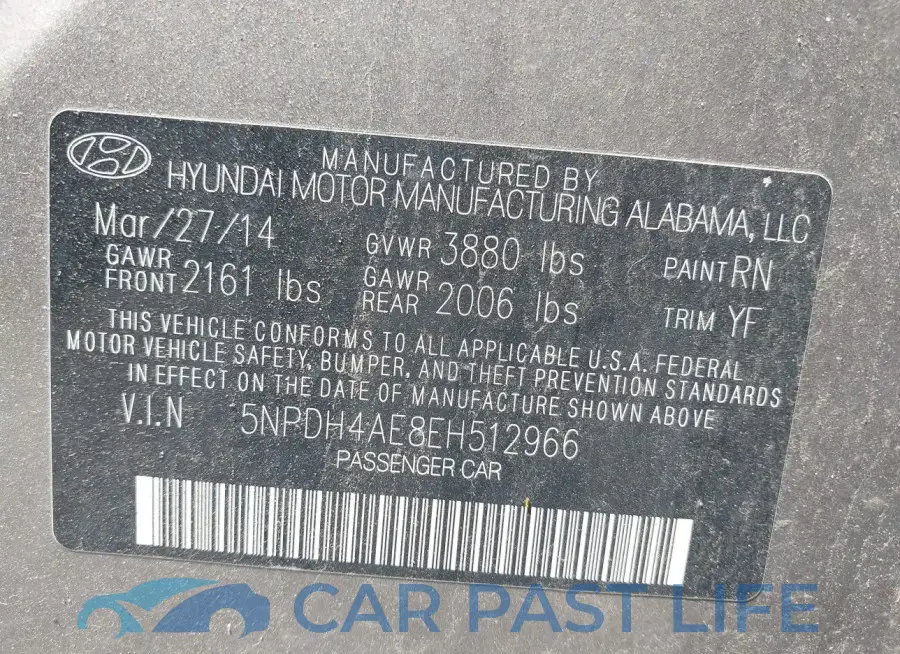 5NPDH4AE8EH512966# 9