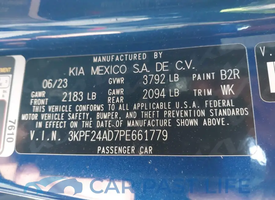 3KPF24AD7PE661779# 9