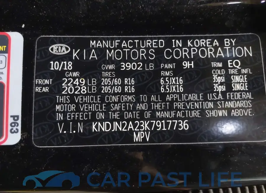 KNDJN2A23K7917736# 9