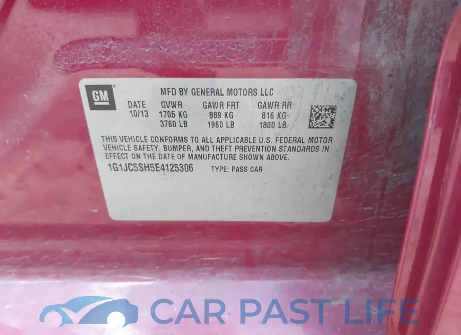 1G1JC5SH5E4125306# 9