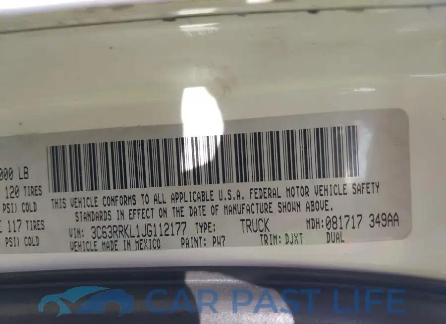 3C63RRKL1JG112177# 8
