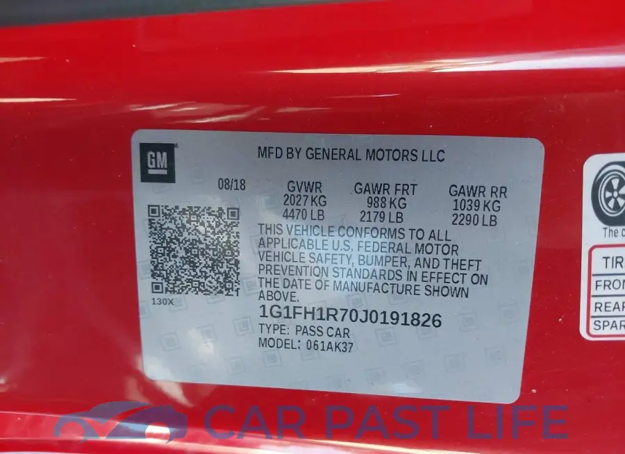 1G1FH1R70J0191826# 9