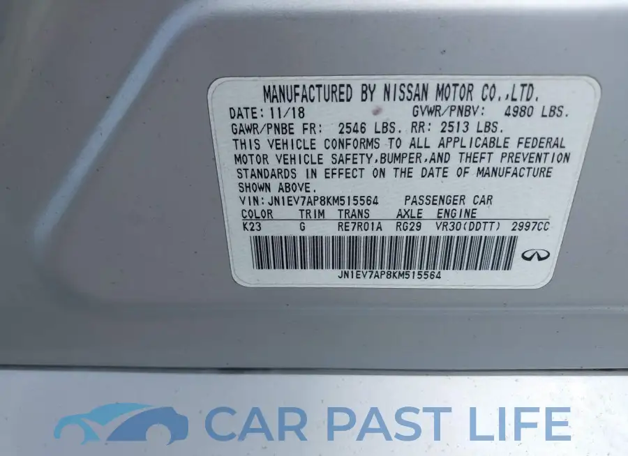 JN1EV7AP8KM515564# 9