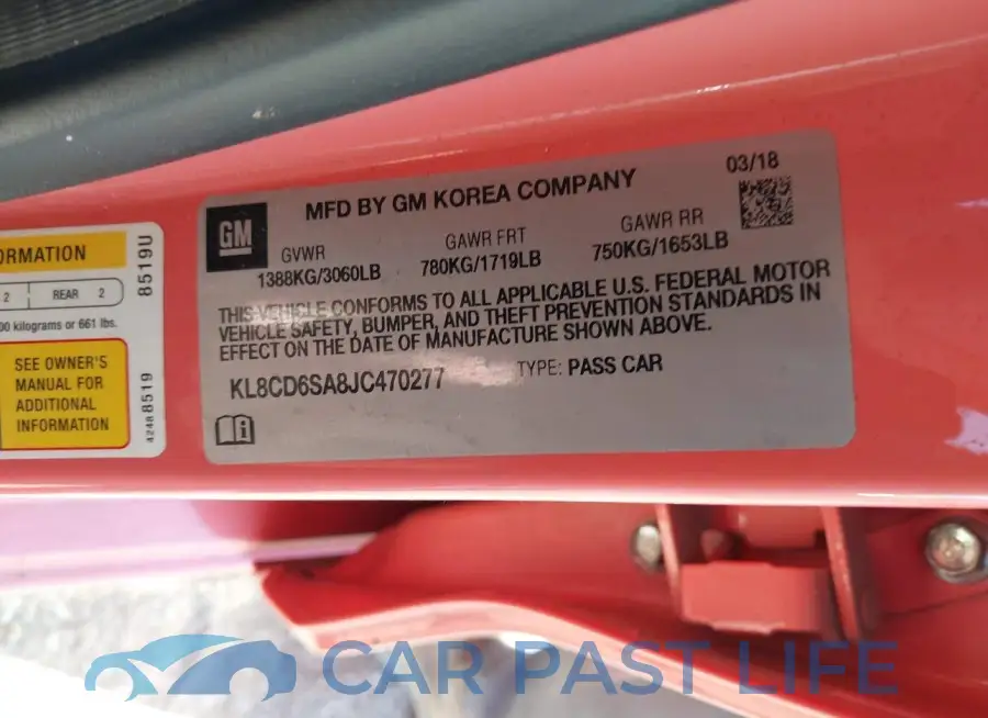 KL8CD6SA8JC470277# 9