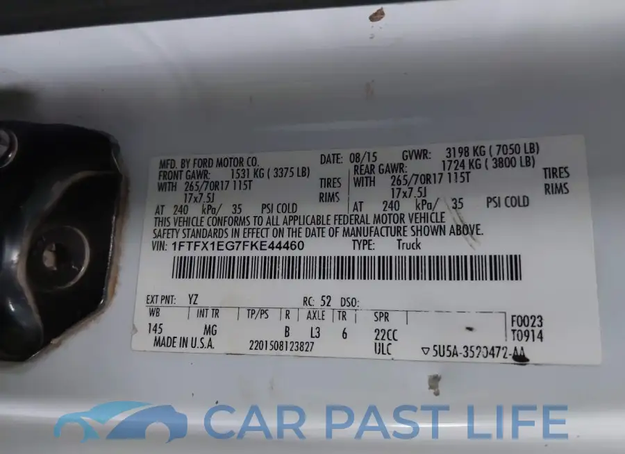 1FTFX1EG7FKE44460# 9