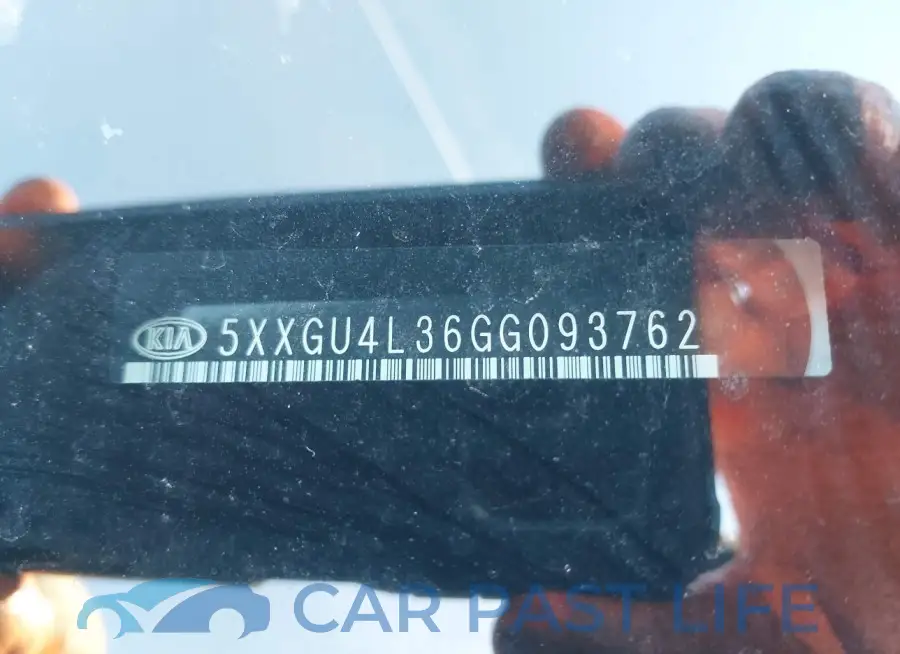 5XXGU4L36GG093762# 12